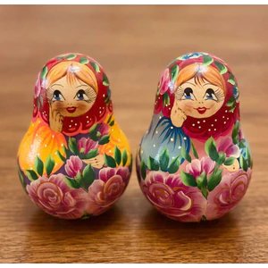 Lật Đật Nga Matrioshka - Bằng Gỗ - Hàng sách tay - Hiếm