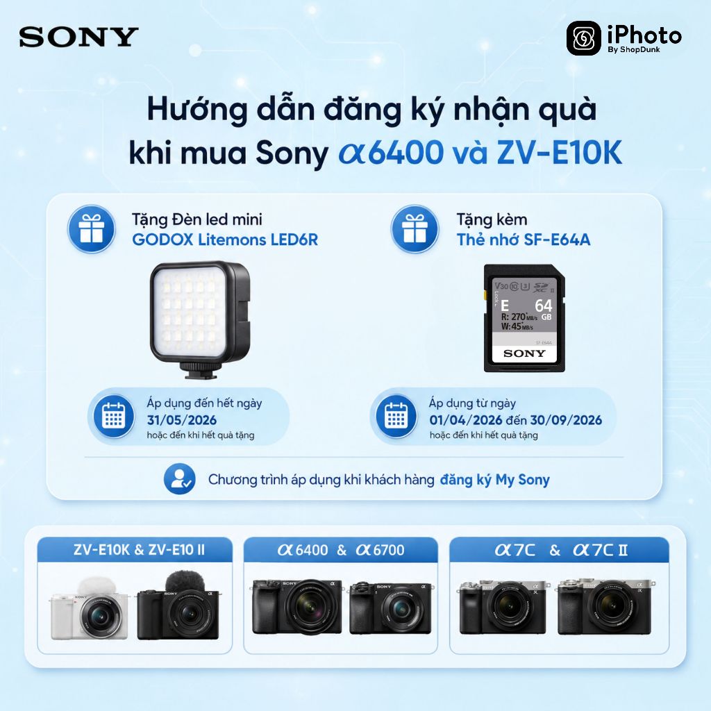Máy Ảnh Kỹ Thuật Số Sony ZV-E10K Kèm Lens 16-50mm - Bảo Hành Chính Hãng