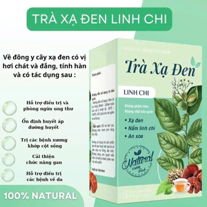 Trà Xạ Đen Linh Chi Mộc Tâm Thanh Mát Từ Thảo Mộc Tự Nhiên