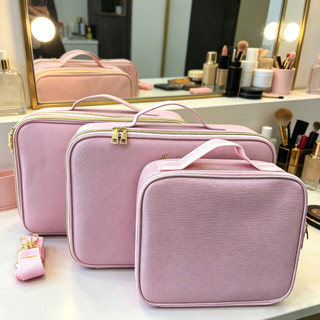 [🎁 Tặng Quà + Sẵn Hàng] Cốp Makeup Đủ Size S/M/L - Nhiều Ngăn To Rộng - Dây Đeo Vai Cài Vali - Du Lịch Tiện Lợi Mang Đi​