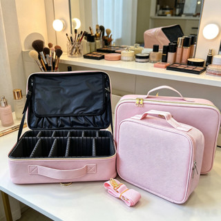 [🎁 Tặng Quà + Sẵn Hàng] Cốp Makeup Đủ Size S/M/L - Nhiều Ngăn To Rộng - Dây Đeo Vai Cài Vali - Du Lịch Tiện Lợi Mang Đi​