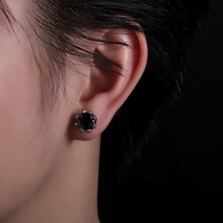 SNUOFO - Khuyên tai nam nữ đá zircon lấp lánh thép titan không phai màu sang trọng nhẹ cao cấp cá tính độc lạ bán chạy