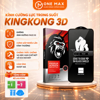 [COMBO 5 SIÊU RẺ] Kính cường lực iPhone 3D trong suốt Full Màn cho IP 17promax x/xs/xr/11/12/13/14/15/16/pro/max/plus