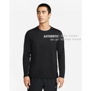 Áo Tay Dài Thể Thao Nam Chạy bộ Màu Đen Uv Long-Sleeve FB7071-100