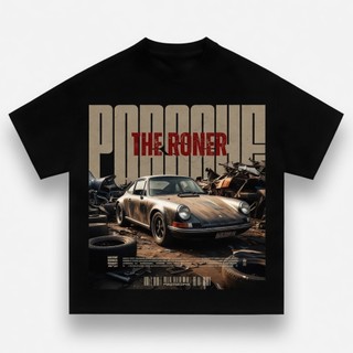 Áo thun BOXY Local Brand "Porsche Classic" 100% Cotton Form Rộng Nam Nữ Unisex