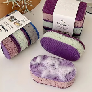 Combo 3 Miếng Bọt Biển Rửa Chén Cao Cấp, Bọt Biển 2 Mặt Cọ Rửa Nồi Chả, Miếng Rửa Bát Đĩa Chống Dính