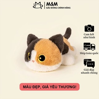 Gấu Bông Mèo Nằm - Bộ Sưu Tập Mèo Béo Dễ Thương, Chất Liệu Mềm Mại Êm Ái, Gối Ôm & Trang Trí Phòng Hoàn Hảo