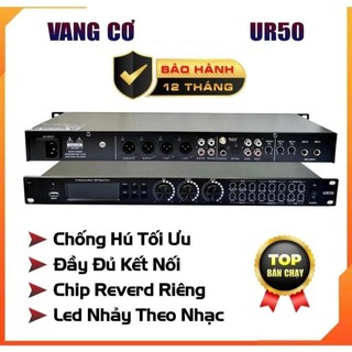 Vang Cơ Lai Số UR50 Có REVERB - Vang Số Chỉnh Cơ Đỉnh Nhất Hiện Nay, Chống Hú Tối Ưu, 8 Chế Độ Echo, Delay, Reverb