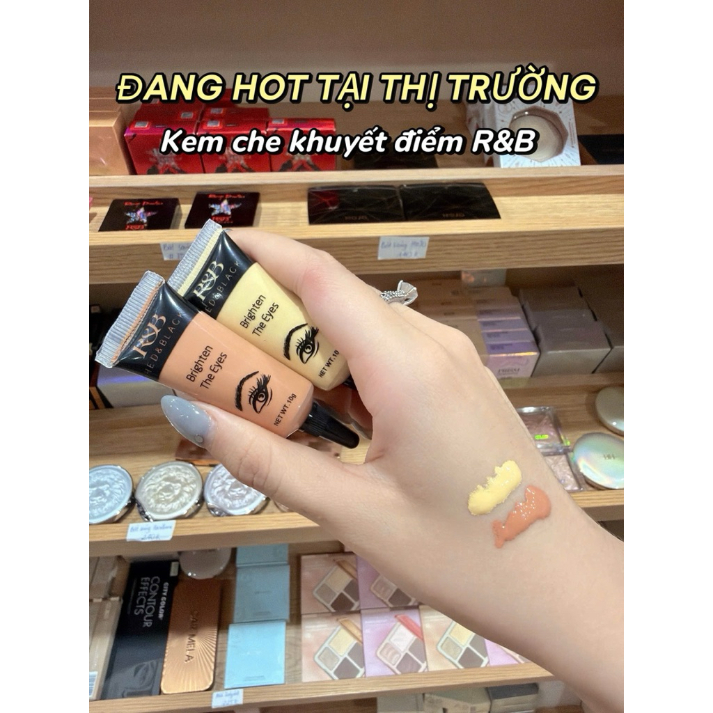 Kem Che Khuyết Điểm R&B Red Black Brighten The Eyes Corrector Che Thâm Mắt Nội Địa Trung