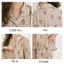 Ullala Pajamas Basic Honey Bear Bộ ngủ mặc nhà nữ Ngắn tay Size M/L