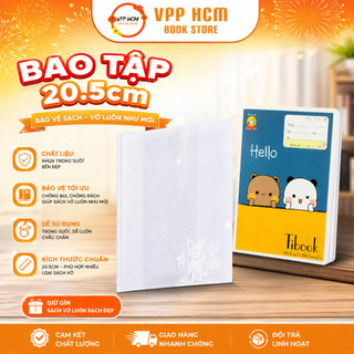 [Combo Ưu Đãi] Bìa bao tập vở học sinh khổ 20.5cm - Kiếng bao bọc tập vở hình con nai dày dặn
