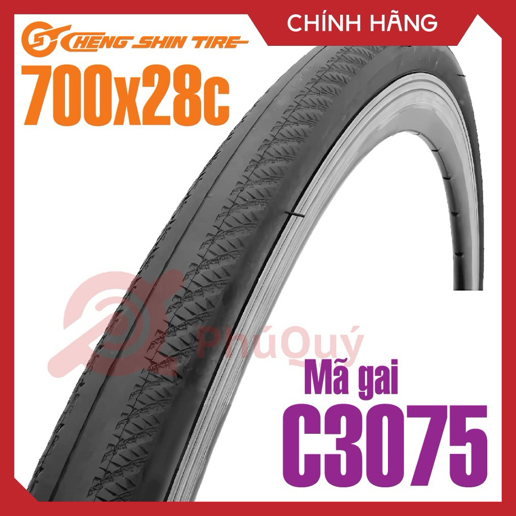 Vỏ Lốp Xe Đạp 700x23c ,700x25c , 700x28c , 700x35c Cheng Shin có talon