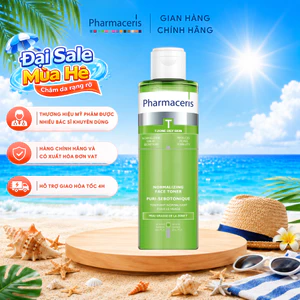 Nước cân bằng Toner giảm nhờn dành cho da dầu mụn PHARMACERIS PURI-SEBOTONIQUE 200ml - Skin Studio