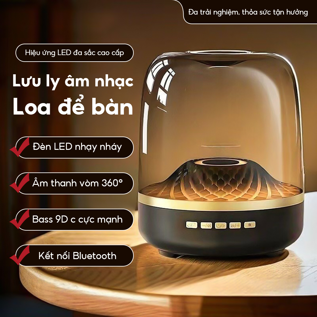Loa Bluetooth-Loa Vi Tính-Loa Nghe Nhạc • Bass Mạnh • Âm Thanh Vòm 12D • Led RGB • BH 12 Tháng