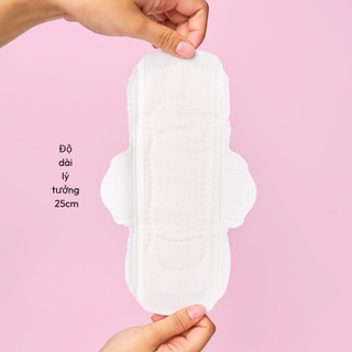 Băng vệ sinh BUDDYROSY Morning Shine Pad 25cm ban ngày - Siêu mỏng 2mm - Thấm hút x10 - Có Cánh