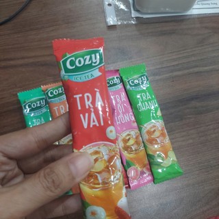 Combo 6 vị trà trái cây hòa tan Cozy - Nguyên liệu pha trà trái cây