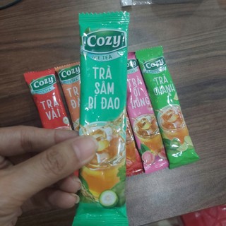 Combo 6 vị trà trái cây hòa tan Cozy - Nguyên liệu pha trà trái cây