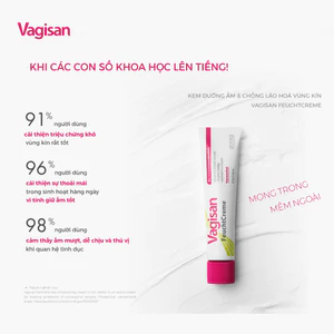 Kem dưỡng Vagisan FeuchtCreme dưỡng ẩm, làm mềm, chống lão hóa vungkin nhập khẩu Đức