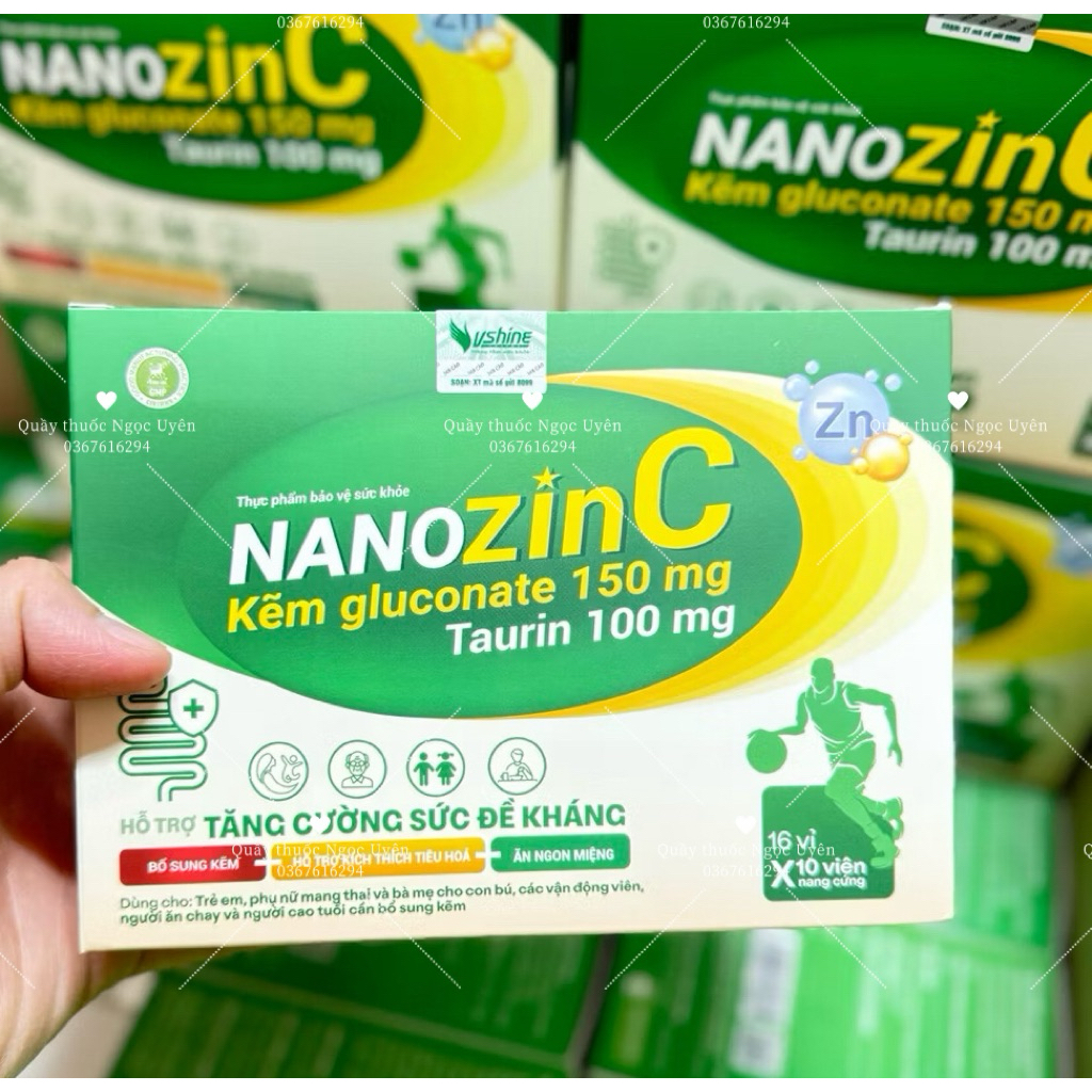 [CHÍNH HÃNG] NANOZINC KẼM GLUCONATE (date 8/28)
