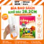 Bìa bao kiếng BỌC SÁCH TIẾNG ANH Bình Tân khổ dài 28.2cm Cho Sách I-Learn Smart Start
