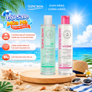 Nước tẩy trang TOPICREM 200ml cho da dầu và da nhạy cảm giúp làm sạch nhẹ nhàng - Skin Studio
