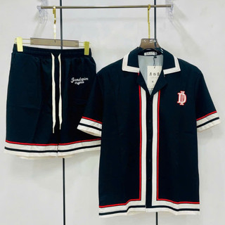 quần áo nam lụa cao cấp PLN fashion, đồ bộ nam mặc nhóm bộ quần áo in hoạ tiết nam quan ao hawaii
