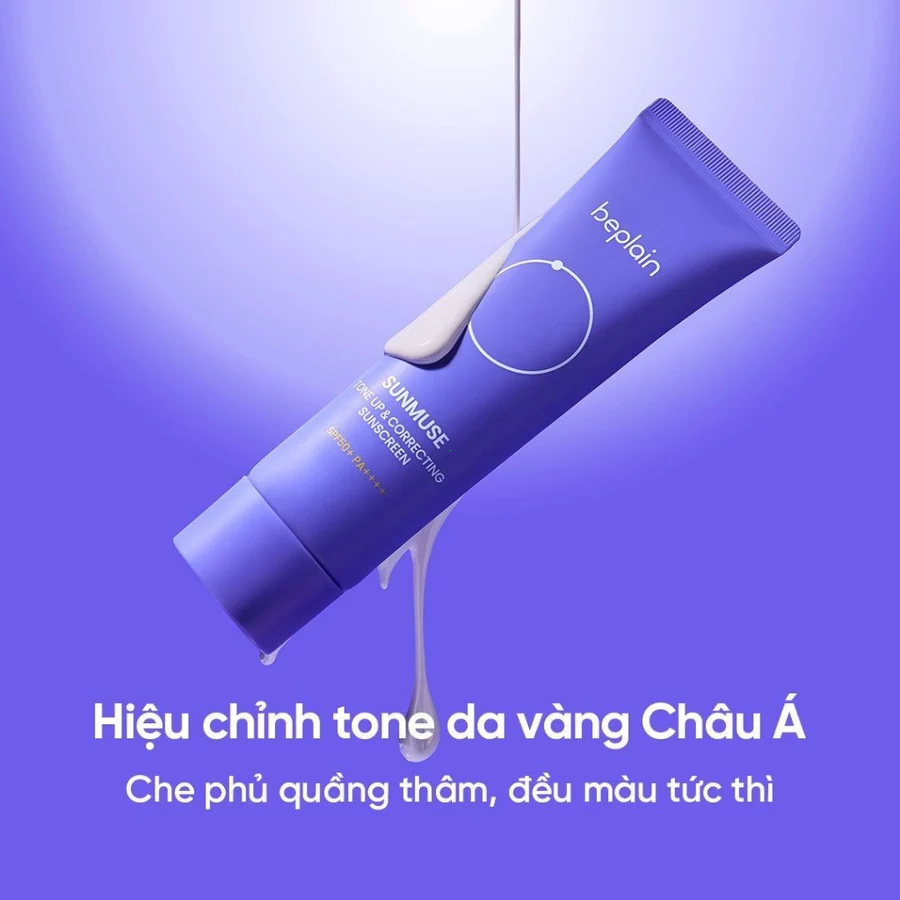 Kem chống nắng Beplain 50ml - Hóa học hỗn hợp vật lý, tẩy trắng các đốm đen, SPF50+