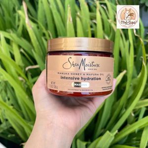 Mặt nạ ủ tóc chuyên sâu SheaMoisture Manuka Honey & Mafura Oil Intensive Hydration 326g- Hàng Mỹ