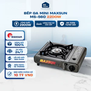 Bếp Ga Mini Maxsun MS-560 2.2kW - Hàng Chính Hãng