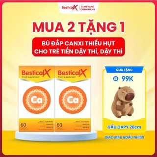 [HOT DEAL] Combo 2 BesticalX 60v - Tặng 1 gấu bông capy 20cm