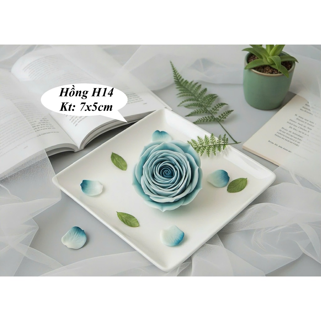 Khuôn silicon Hoa Hồng H14