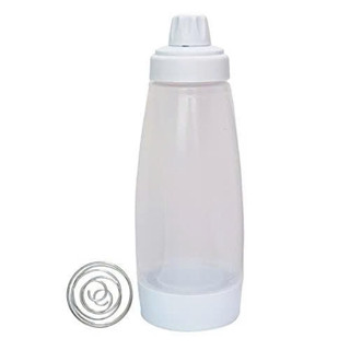 Bình đựng 1000ml dùng đựng kem muối, chất liệu nhựa PP dẻo ATVSTP, chai bóp dễ dàng, bóng trộn lò xo inox không rỉ