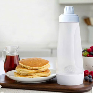 Bình đựng 1000ml dùng đựng kem muối, chất liệu nhựa PP dẻo ATVSTP, chai bóp dễ dàng, bóng trộn lò xo inox không rỉ