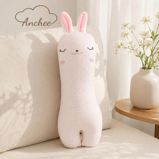 Gối Ôm Thỏ Cho Bé Anchee Mềm Mại Cao Cấp, Gối Chặn Bông Hình Thú Dễ Thương Cho Trẻ Sơ Sinh