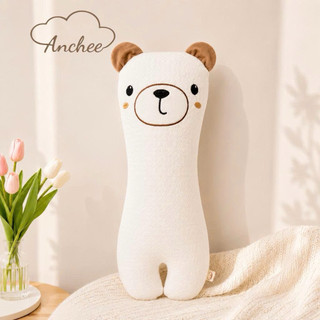 Gối Ôm Thỏ Cho Bé Anchee Mềm Mại Cao Cấp, Gối Chặn Bông Hình Thú Dễ Thương Cho Trẻ Sơ Sinh