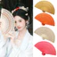 Quạt gỗ cổ trang nhiều màu xếp cầm tay phong cách Trung Quốc
