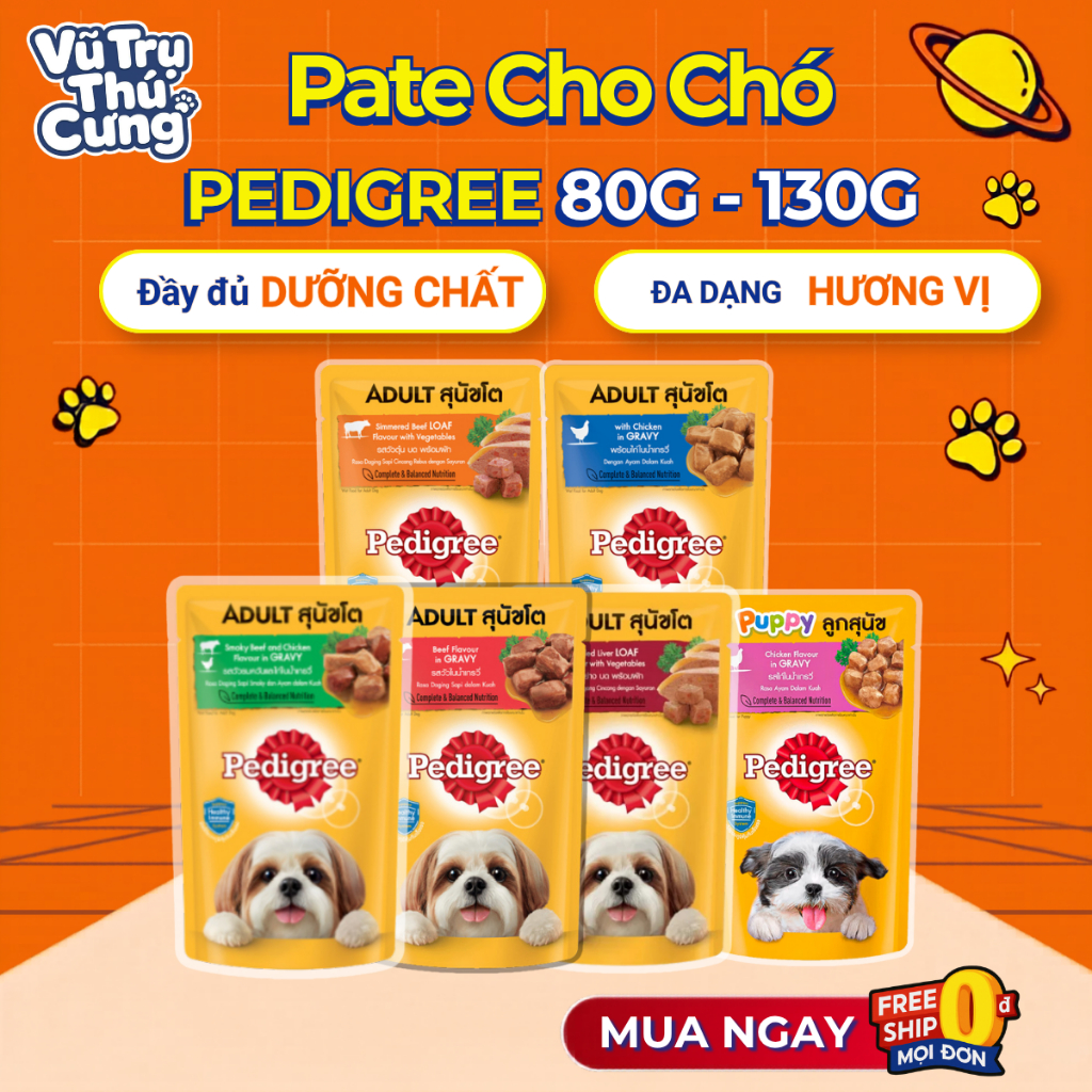 Pate cho chó Pedigree, Thái Lan, Thức ăn ướt cho Chó