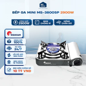 Bếp Ga Mini Maxsun MS-3800SP 2.9kW - Hàng Chính Hãng
