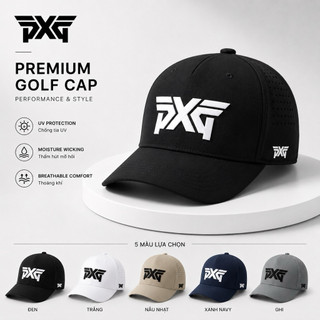 Mũ golf pxg 9 màu  vải golf co dãn thấm hút tốt