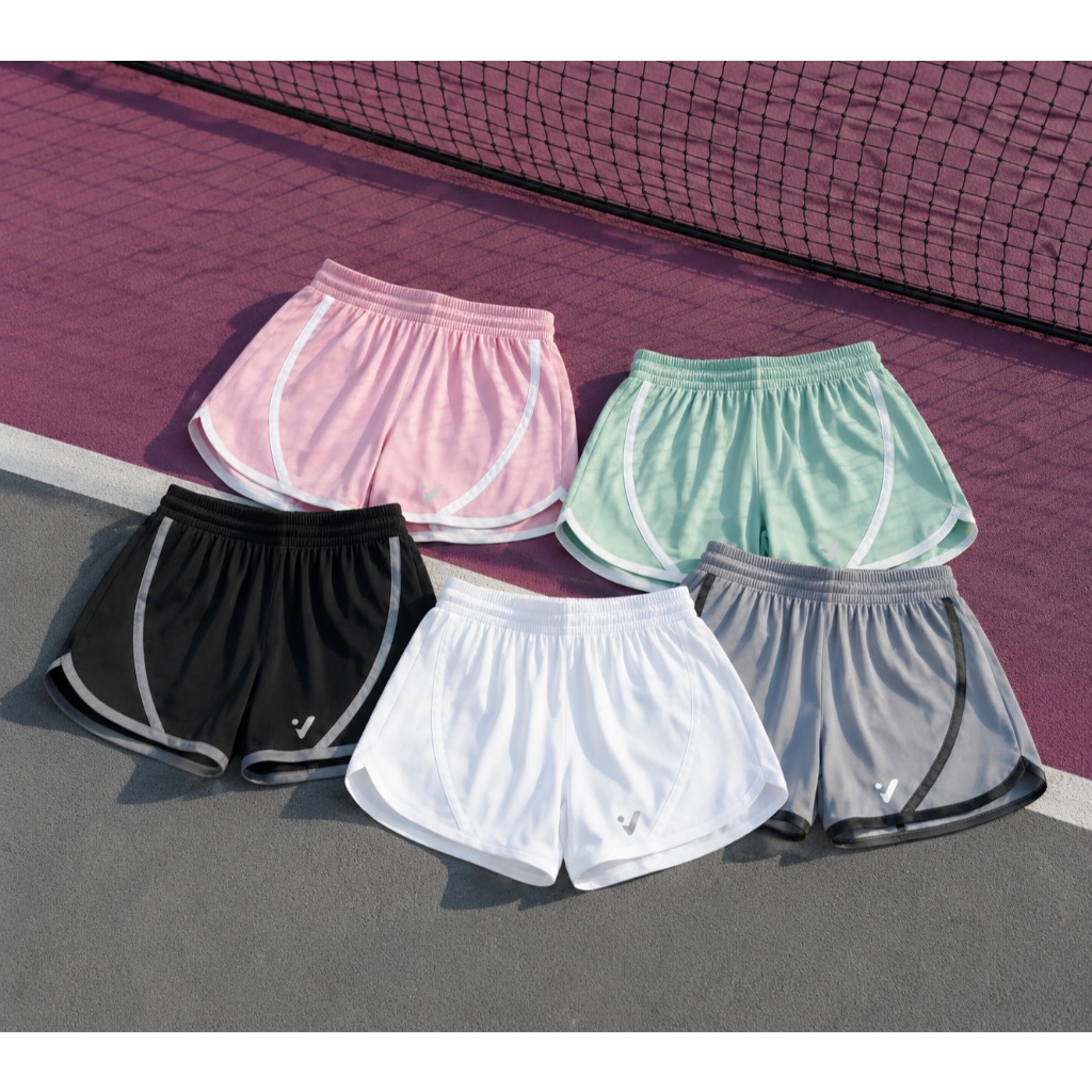 Quần Đùi Nữ 5 Inch 2 Lớp – Quần Short Thể Thao Nữ Vsmash Sportwear | Nhẹ, Nhanh Khô, Co Giãn, Chạy Bộ, Tập Gym, Cầu Lông