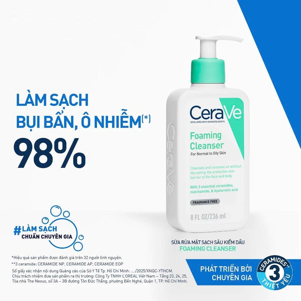 Sữa Rửa Mặt Hydrating Cleanser 236ml Làm Sạch Cấp Ẩm Cho Mọi Loại Da Không Gây Kích Ứng