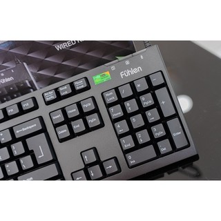 Bàn phím dây Fuhlen L411 màu đen