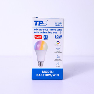 Đèn Led Bulb Đổi Màu Thông Minh Bằng Wifi 10W - đổi 16 triệu màu - BA3/10W/WIFI - thietbidienelec68