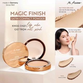Phấn phủ dạng nén M.Asam MAGIC FINISH Satin Compact Powder 8g