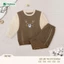 Bộ Nỉ Cotton Dokma Cổ Tròn Dài Tay Cho Bé DB3228 DB3161 DB3183 DB2441 DB2451 DB3120