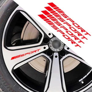 Bộ 4 tem sport dán mâm xe hơi phản quang