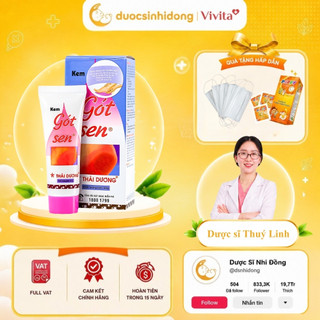 Kem Gót Sen Thái Dương 20g Dưỡng Ẩm, Làm Mềm Da Khô Nứt Nẻ: