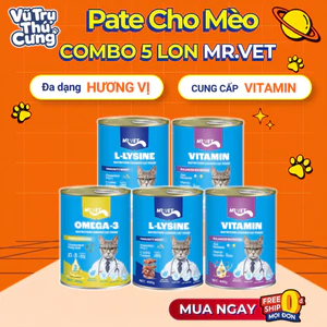 Pate Mr.Vet Cho Mèo Dinh Dưỡng Giàu Đạm 400g