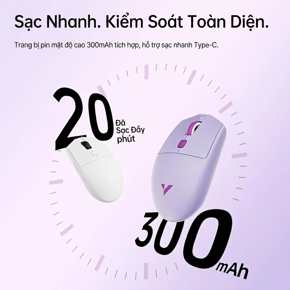 Chuột TEKKIN ATK VXE Dragonfly V3 & V3 Pro - Kết nối 3 Mode, PixArt 3395 SE, Bảo hành 12 tháng | BigBuy360 - bigbuy360.vn
