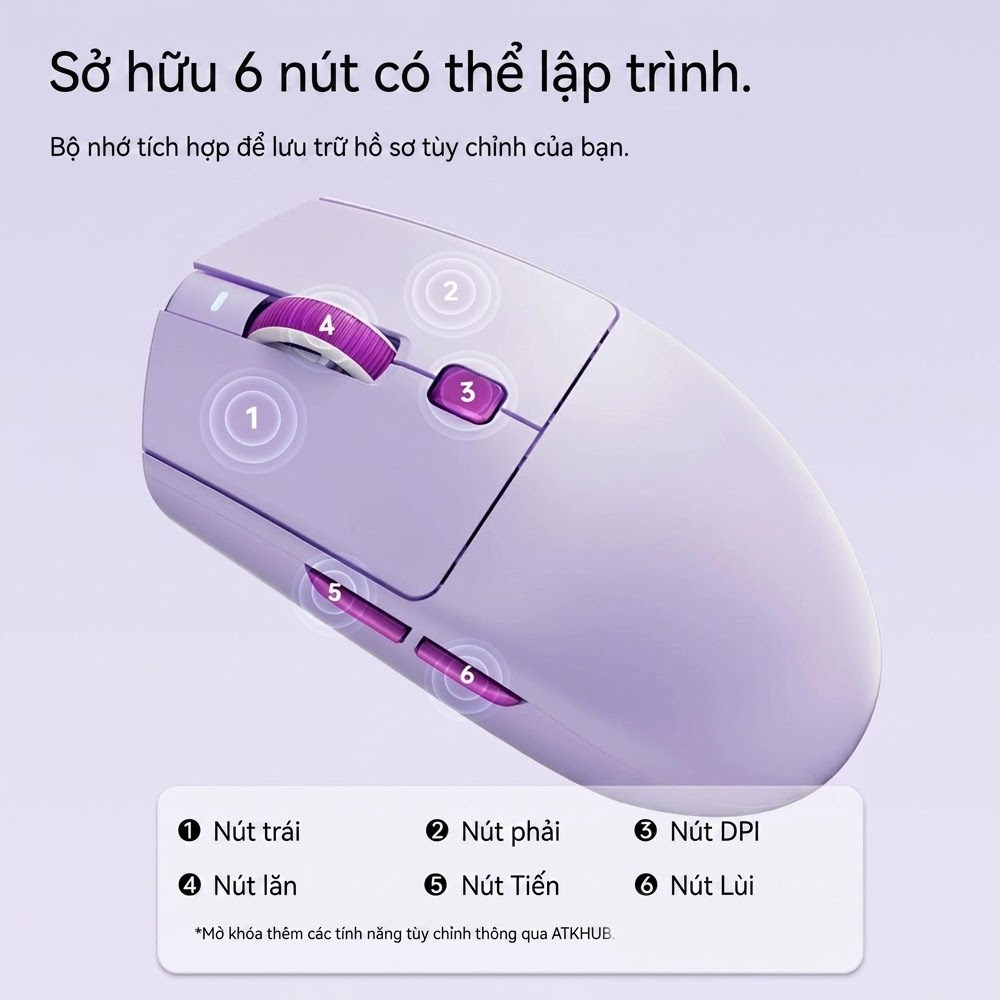 Chuột TEKKIN ATK VXE Dragonfly V3 & V3 Pro - Kết nối 3 Mode, PixArt 3395 SE, Bảo hành 12 tháng | BigBuy360 - bigbuy360.vn